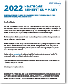 2022 Health Care Benefits Summary