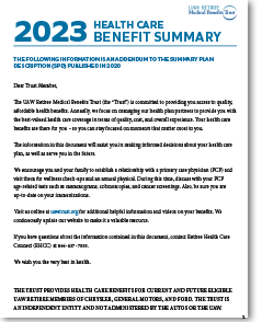 2023 Healthcare Benefits Summary