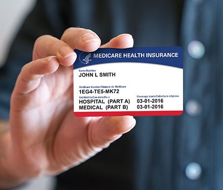 Medicare card example